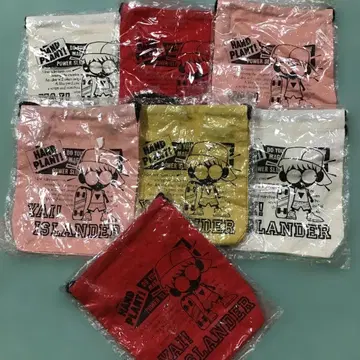 쇼와 레트로 팬시 기념품 복조리 주머니 모음