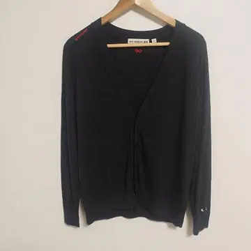 M 사이즈 유니클로 ANYA HINDMARCH 가디건 다크 그레이