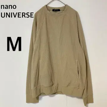 나노 유니버스 긴팔 리브 티셔츠 [ M ] 풀오버 심플