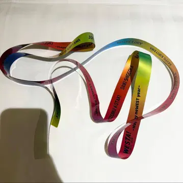 쟈니즈 WEST WEST 은색 테이프 풀