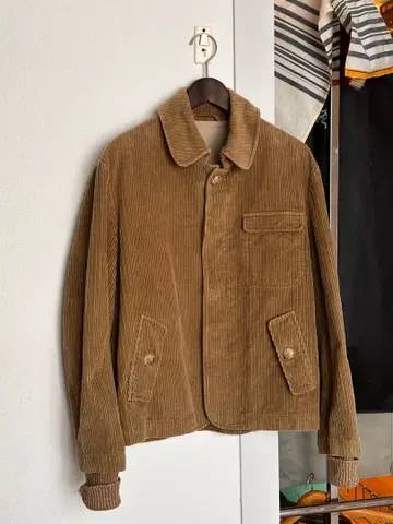 S.E.H. Kelly 코듀로이 자켓 브라운