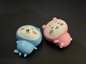 레어 파자마 파티 치이카와 (먼작귀) 하치와레 피규어 2개 세트