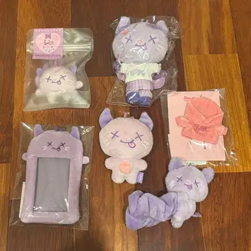 aespa 닝닝 캐릭터 포토 카드 케이스 스크런치 펜 라이트 스트랩