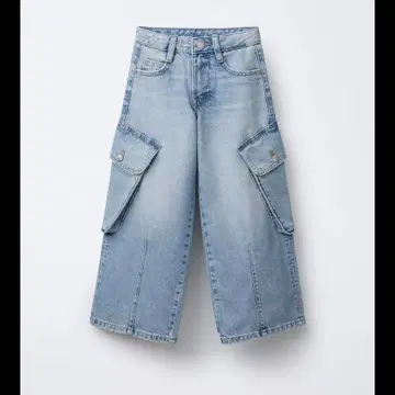 ZARA 카고 포켓 데님 팬츠 164cm