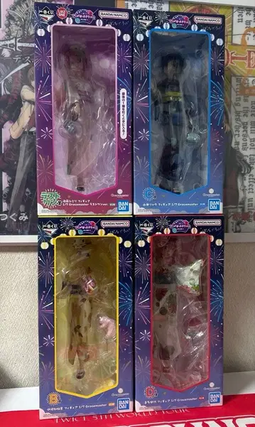 봇치 더 록 제일복권 유카타 피규어 4체 세트