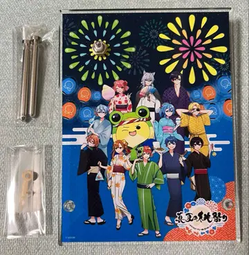 컬러풀피치 한여름 복숭아 축제 라스트 원상 아크릴 시계