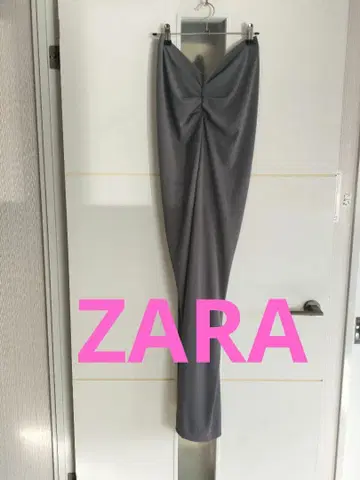 ZARA 개더 롱 스커트 S