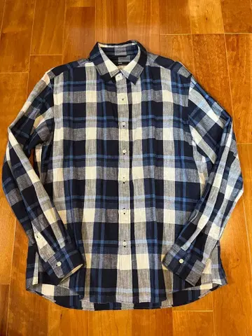 SHIPS 셔틀 노트 긴팔 체크 셔츠 L