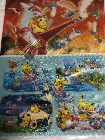 라티아스 라티오스 타고 석양 클리어 파일 & 라프라스 타고