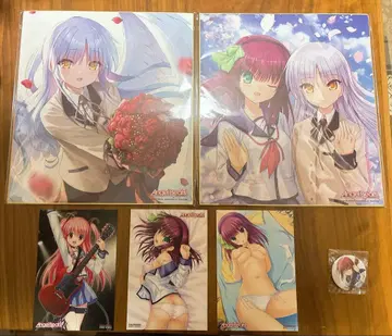 Angel Beats! 색지 엽서 캔뱃지