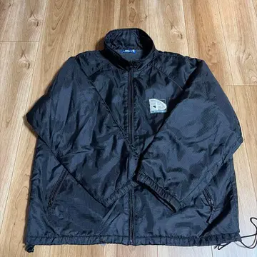 90s 디즈니 블랙 나일론 안감 플리스 자켓