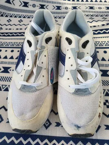 남성용 스니커즈 USA 8.5 화이트/네이비