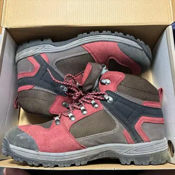 알파인 디자인 남성용 트레킹 슈즈 와인 27.5cm