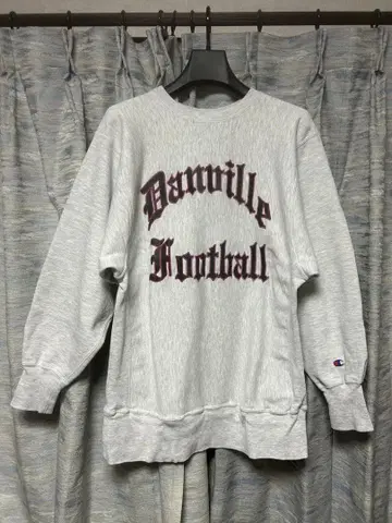 L 90s Champion 리버스 위브 올드 잉글리쉬 맨투맨