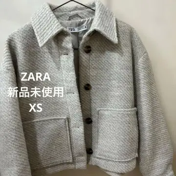 ZARA 베이지 버튼 자켓 xs