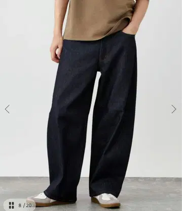 10oz CONVEX 5포켓 와이드 데님 팬츠