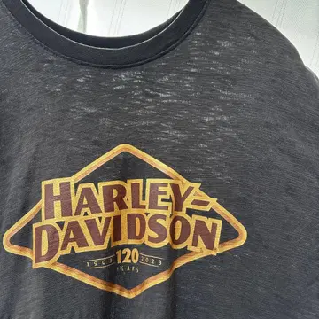 HARLEY-DAVIDSON 120주년 기념 T셔츠 긴팔 블랙