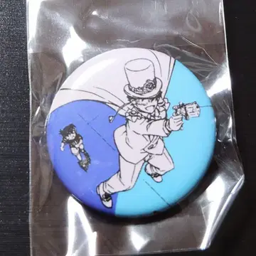 바이컬러 캔뱃지 코난&키드