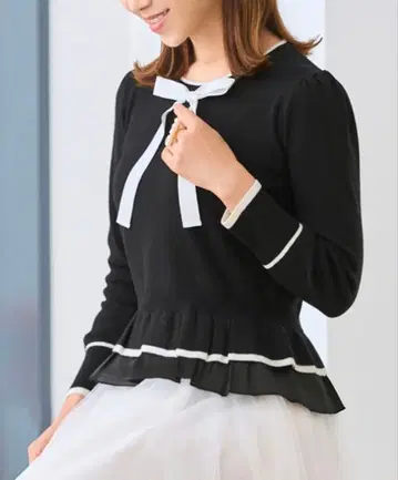 프리마 셰레르 prima scherrer 프릴 레이어드 니트