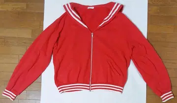 MILKBOY 밀크보이 빈티지 빨간색 세일러 칼라 블루종