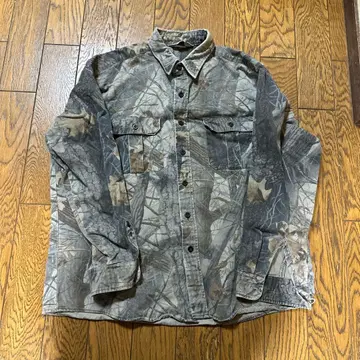 Walls 카모 패턴 긴팔 셔츠