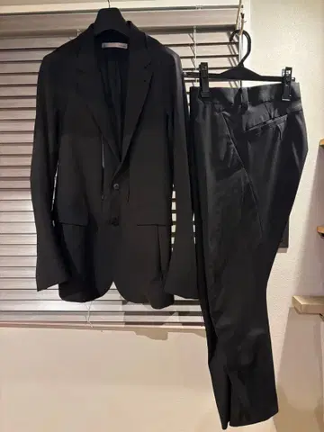 CIVILIZED 블랙 캐주얼 수트 셋업