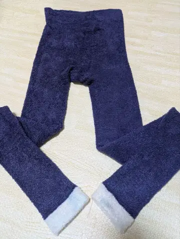 압박 네이비 플레어 레그 스패츠