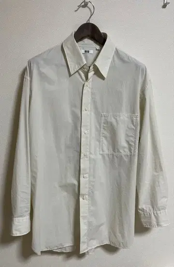 미사용 새상품 UNIQLO U 롱 오버사이즈 셔츠 긴팔 유니클로 U