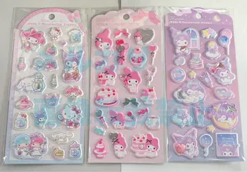 산리오 주얼 마쉬멜로우 스티커 씰