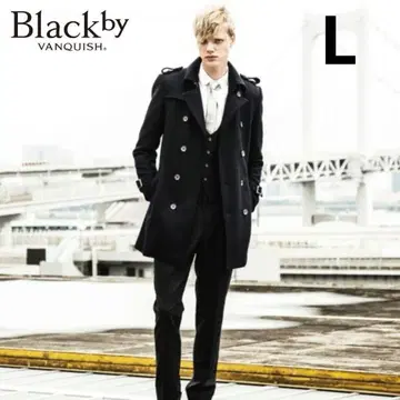 레어 Black by VANQUISH 울 트렌치코트 BVJ035 L