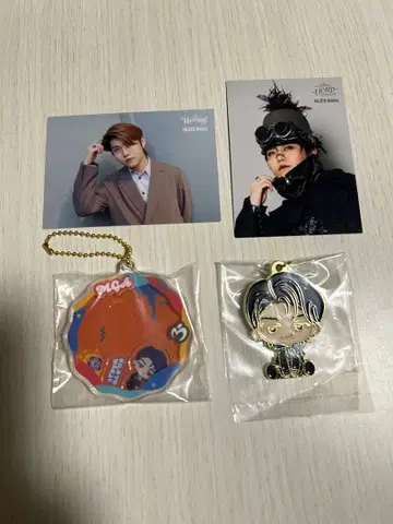 미세스 제일복권 와카이 히로토 씨 샤카샤카 키링과 메탈 참 세트