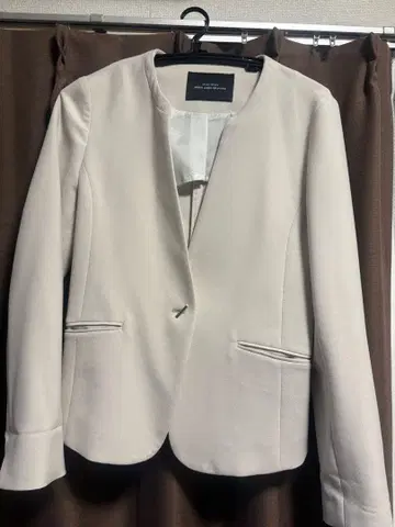 유나이티드 애로우즈 그린 라벨 노카라 자켓