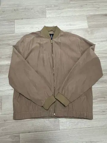 London Fog 베이지 점퍼/블루종