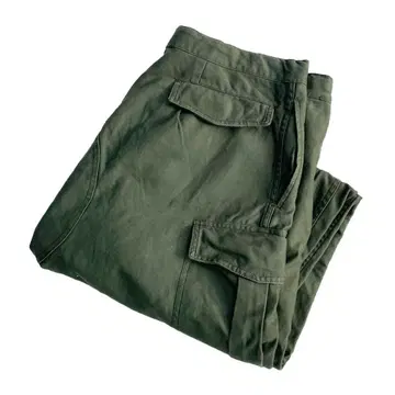 [ 90s ] 벨기에군 유로 밀리터리 필드 카고 팬츠 카키