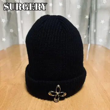 SURGERY (서저리) 니트 모자 clover logo