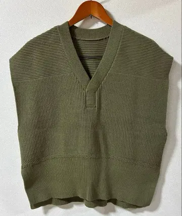 빔즈 보이 솔로텍스 빅 A-1 베스트 올리브 V넥