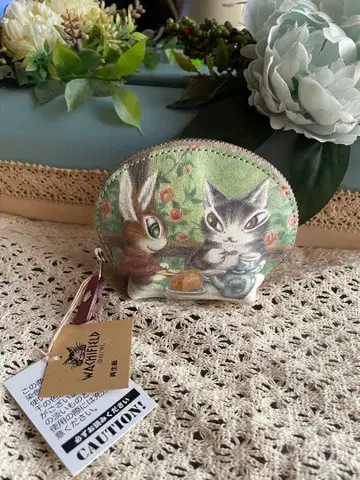 Wachified 다얀 마시 쉘형 동전 지갑 케이스 다회