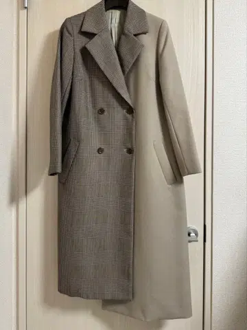 비대칭 체스터 코트