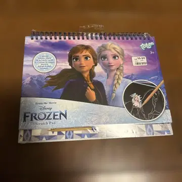 일본 미발매 안나 스크래치 아트 색칠놀이 스텐실 씰