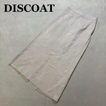 [새상품급] Discoat 라이트 베이지 스웨이드 느낌 타이트 스커트