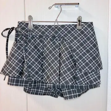 다리치 Darich 체크 스커트 라이크 숏팬츠