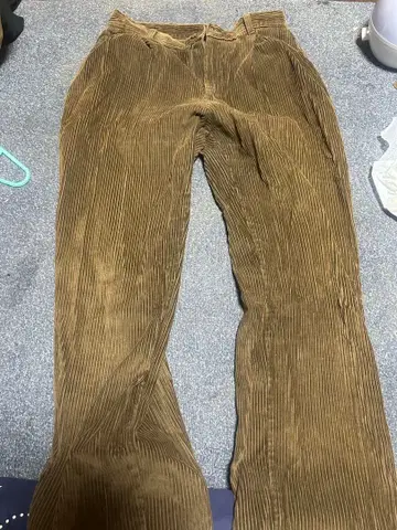 L.L.BEAN 굵은 폭 코듀로이 팬츠 W32x30 브라운