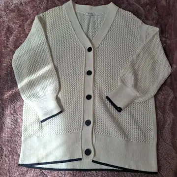 PLST 크로셰 가디건