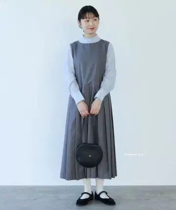 bulle de savon T/R 플리츠 원피스