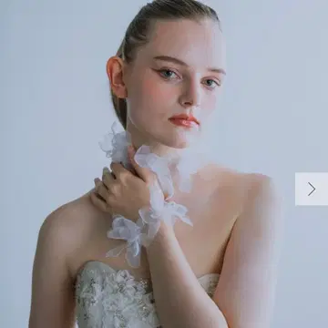 브라이덜 액세서리 결혼식 orgablanca HEAD 초커 리본