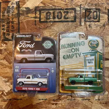 GREENLIGHT 1976 & 1969 FORD F-100 2대 세트