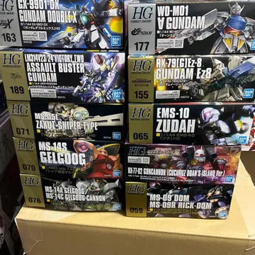 HG 건담 프라모델 세트 10종