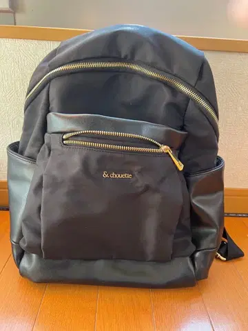 & chouette 블랙 나일론 백팩