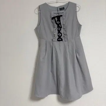 evelyn 슬리브리스 원피스 그레이