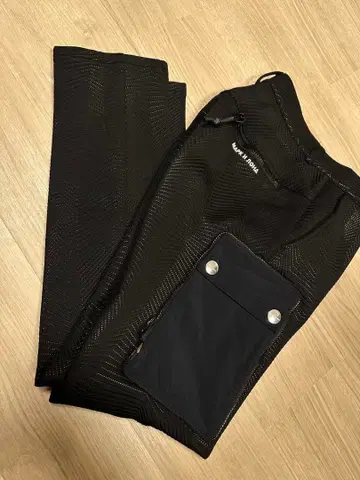 MARK & LONA 블랙 팬츠 스트레치